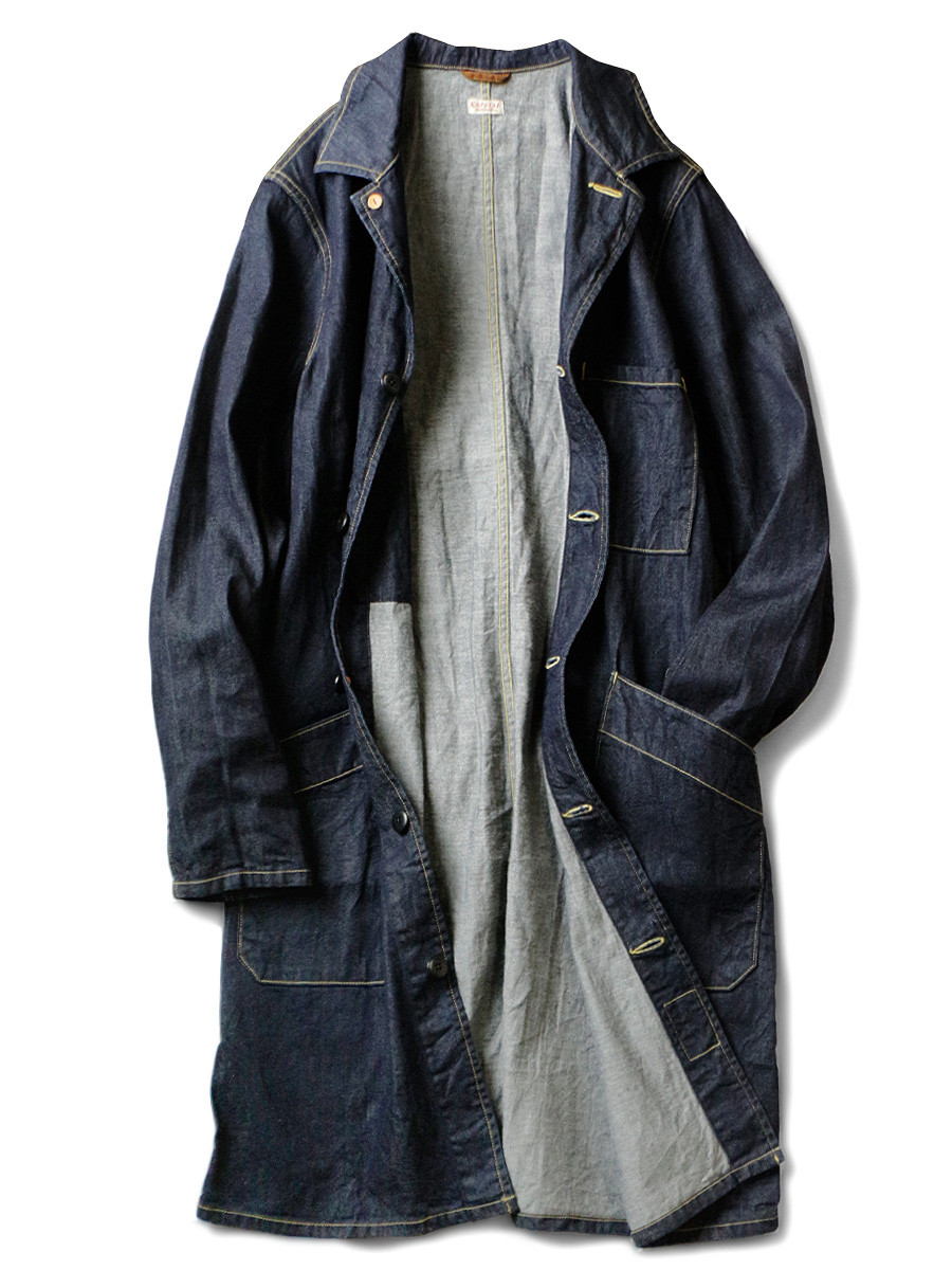 KAPITAL Coat 8Oz Denim Shop Coat
