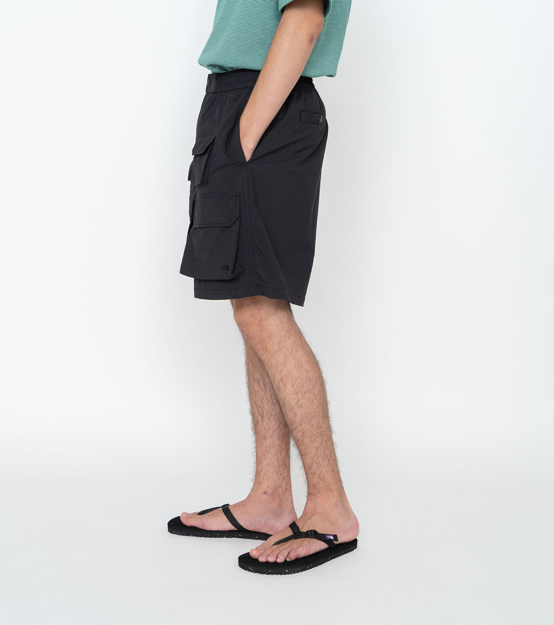 Mサイズ／S.L. Trail Short - N/PU Ripstopブラック THE NORTH FACE PURPLE LABEL PANTS Nylon Ripstop Trail Shorts