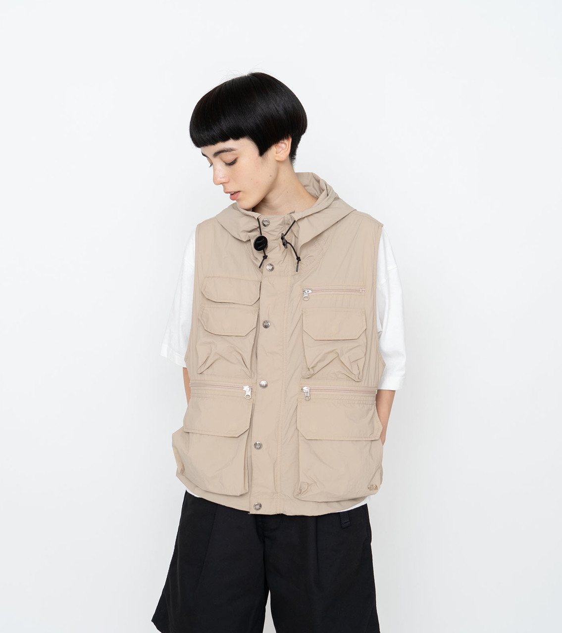 ノースフェイス Nylon Ripstop Trail Vest NP2313N THE NORTH FACE PURPLE LABEL KNIT Nylon Ripstop Trail Vest