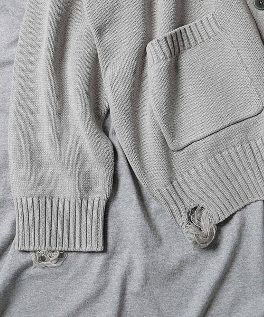 トップス NUMBER(N)INE /Asid Wash Ripped Knit NUMBER (N)INE（ナンバーナイン）の「ASID WASH RIPPED KNIT