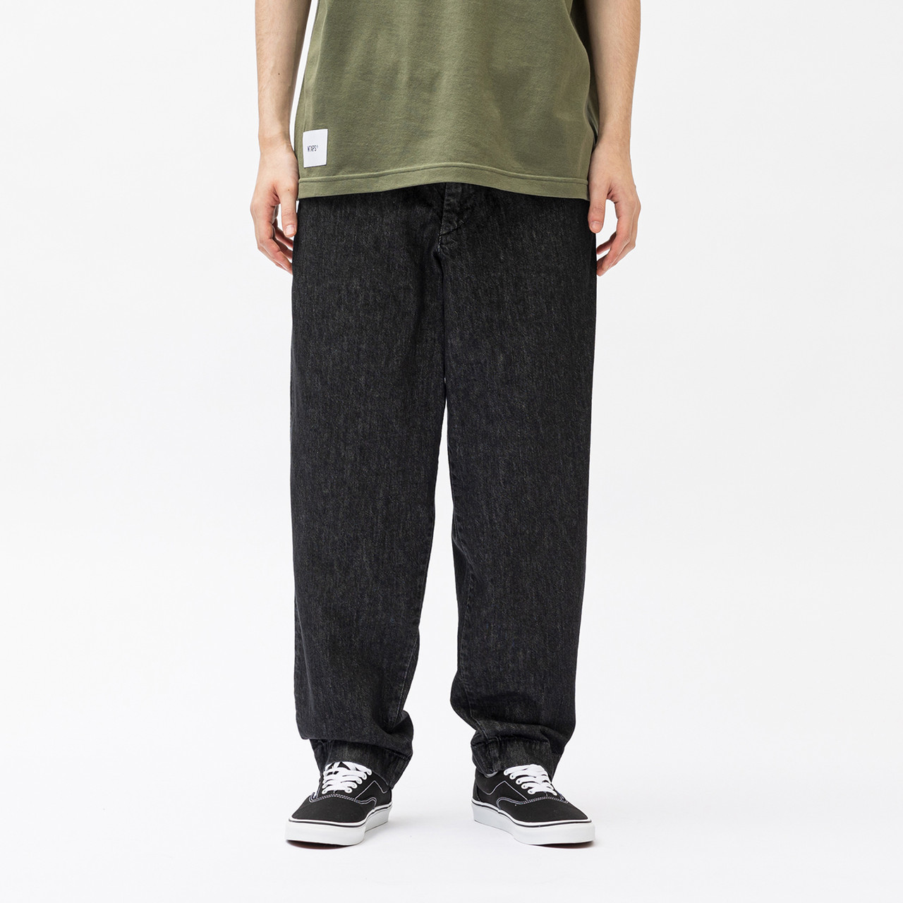 激安公式wtaps WRKT2002 / TROUSERS COTTON 黒　XL パンツ