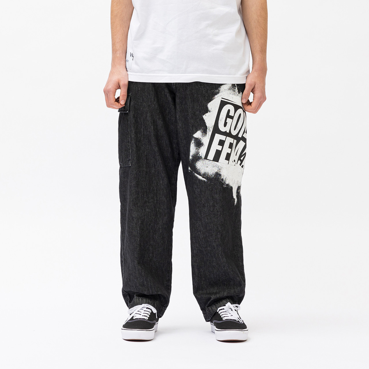 WTAPS Trousers MILT2002 / TROUSERS / COTTON. DENIM. PASTHG