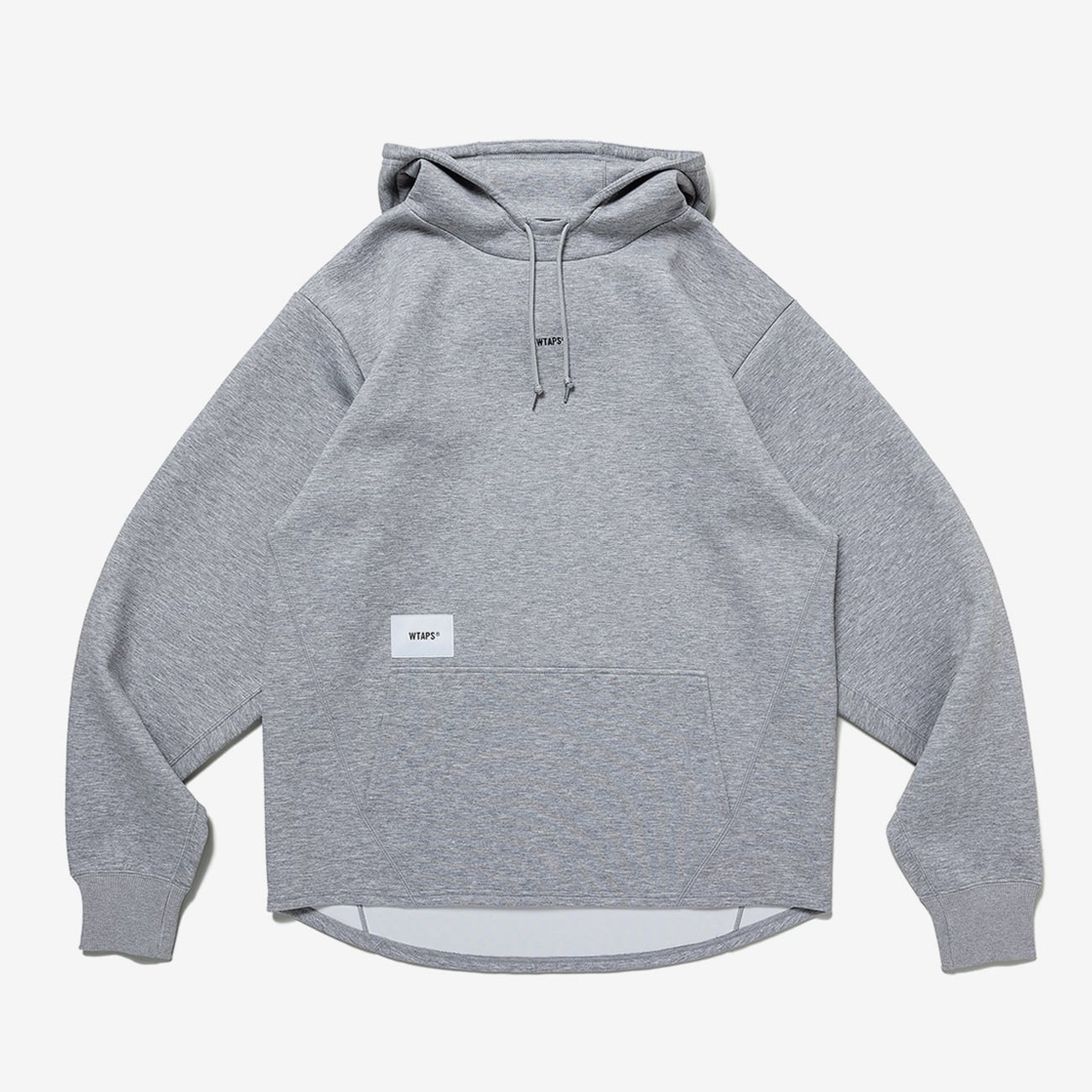 WTAPS SIGN HOODY ash grey 02 Matmos