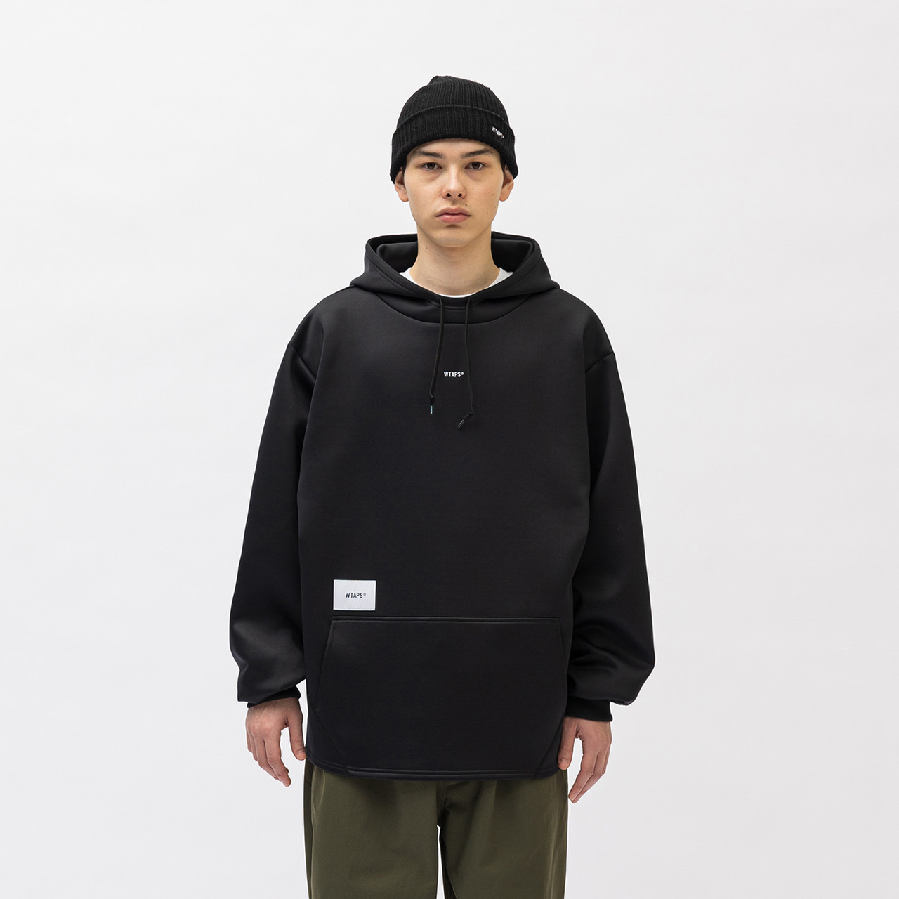 Wtaps Flat Hooded Black L-