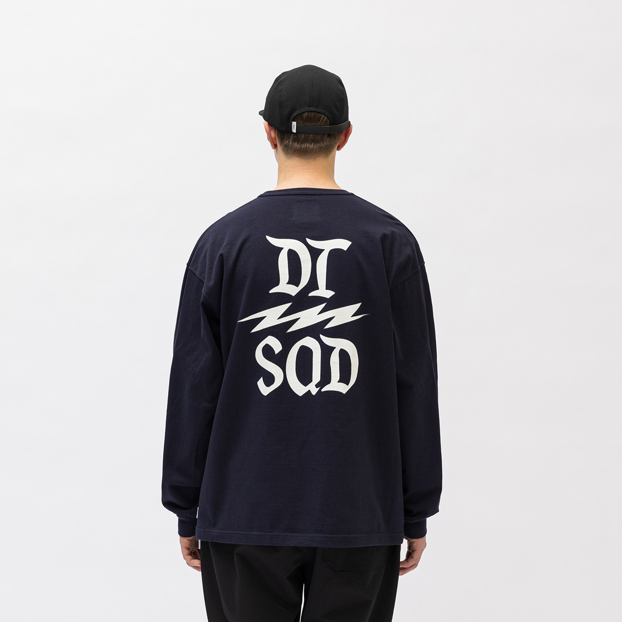 大阪通販【XLサイズ】DESIGN02/LS/COTTON.DSQD BLACK トップス