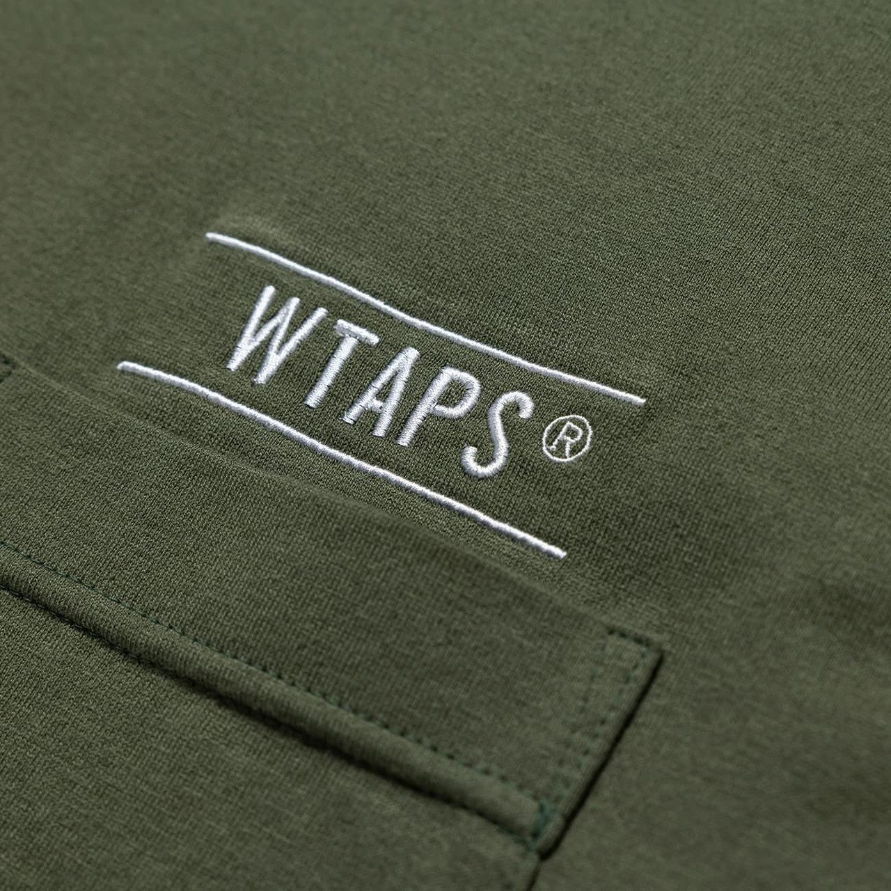 【美品】  WTAPS / ダブルタップス | 2023SS | SAC 02 / SS / COTTON. CREVASSE  / ポケット Tシャツ | 1 | BLACK | メンズ