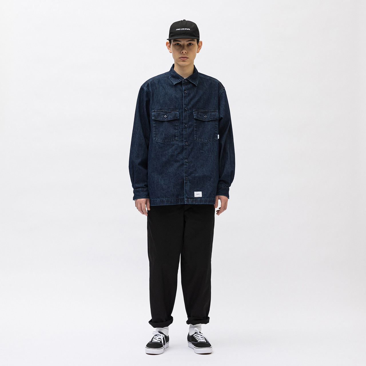 WTAPS CBW / LS / COTTON. DENIM 黒 Sサイズ着丈と身幅は何センチ