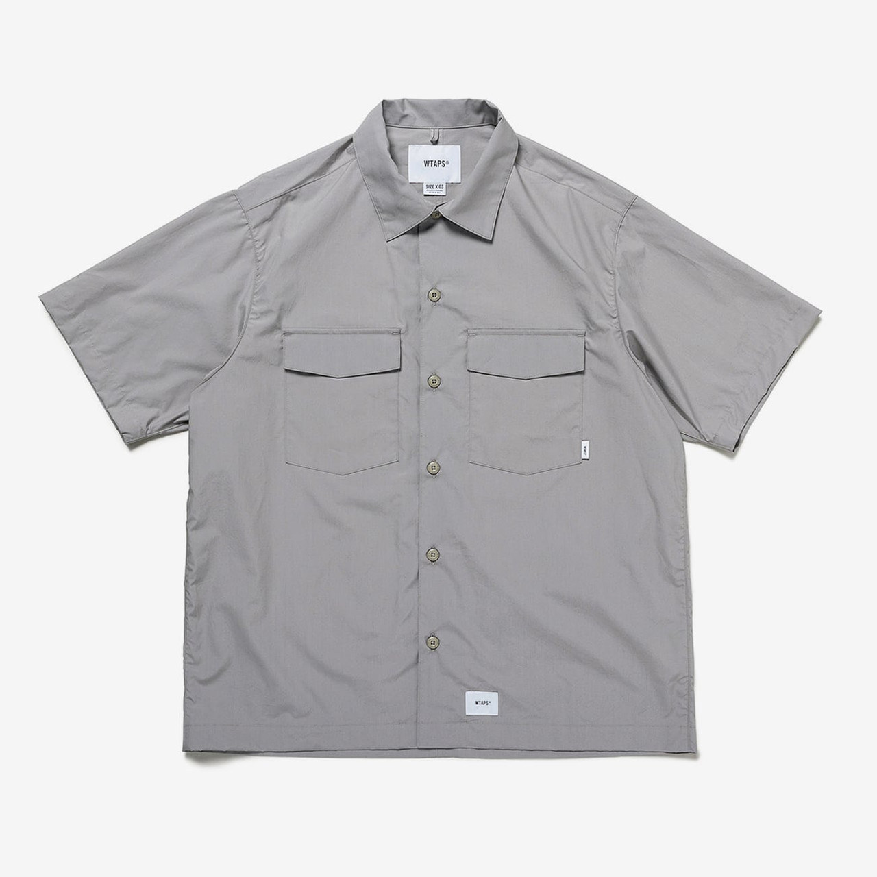 新作入荷低価wtaps wcpo ss cotton broadcloth textile シャツ