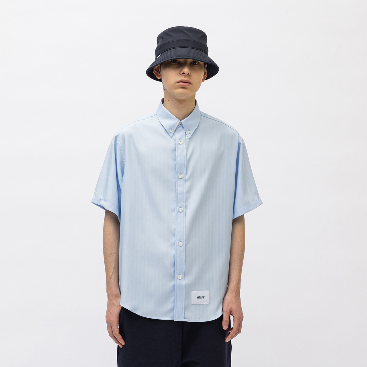 WTAPS Shirt REPO 02 / SS / POLY. HERRINGBONE. COOLMAX®