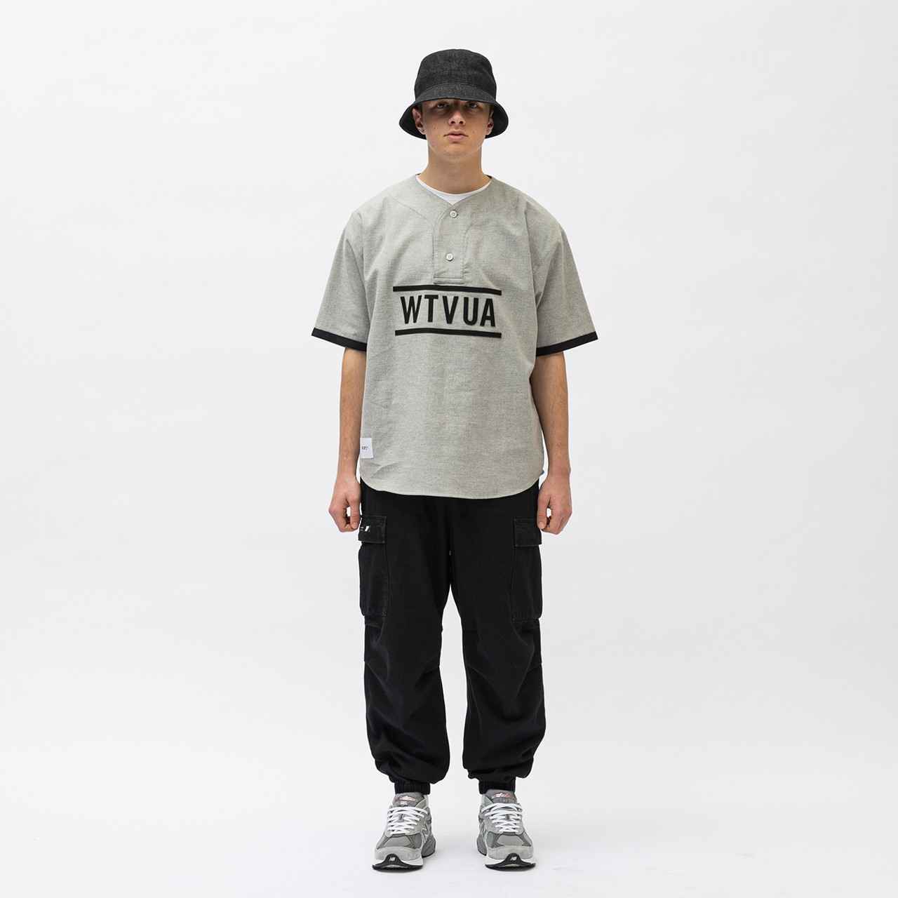 Mサイズ WTAPS LEAGUE SS COTTON OXFORD