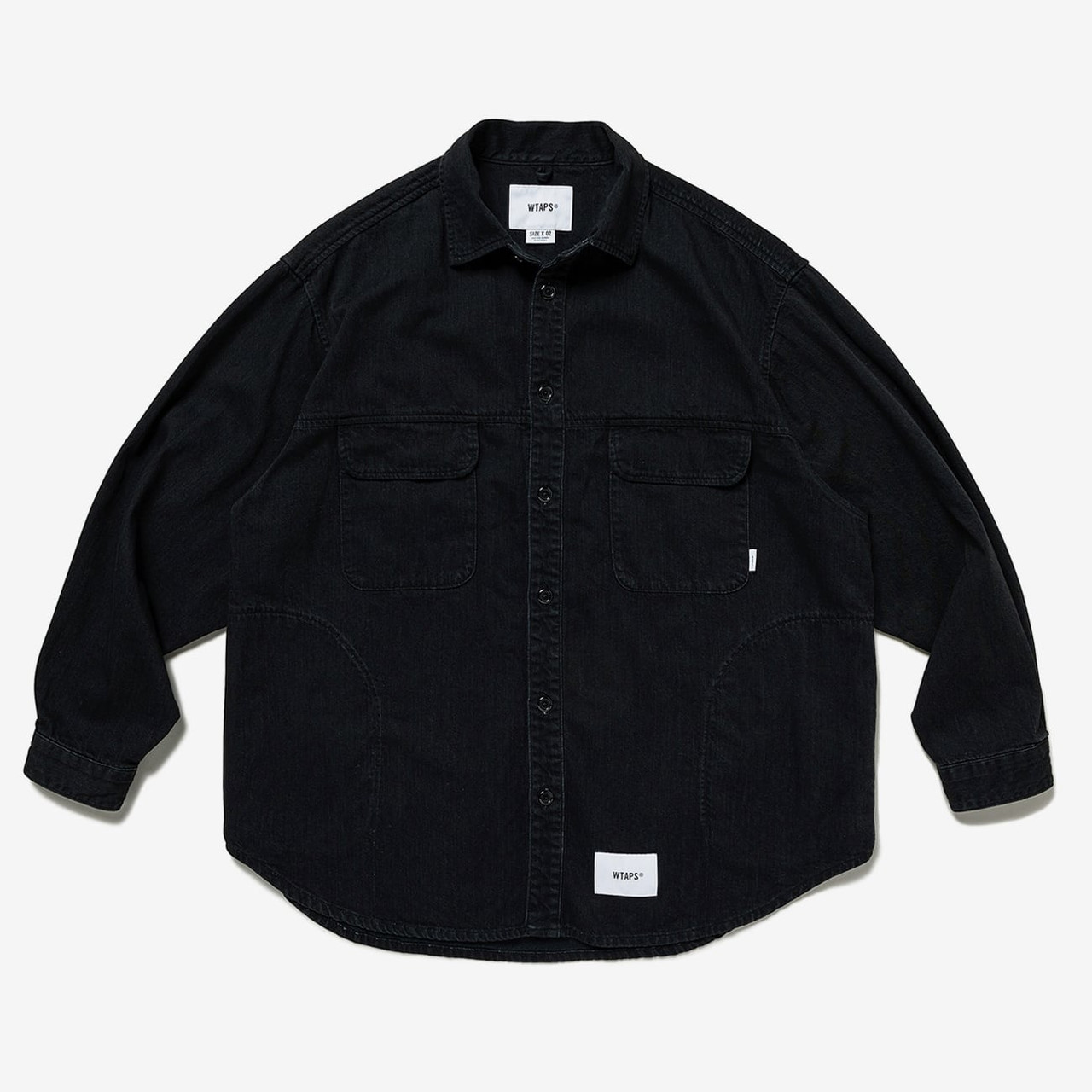 破格値下げ WTAPS WCPO / LS / COTTON. DENIM Black L - トップス