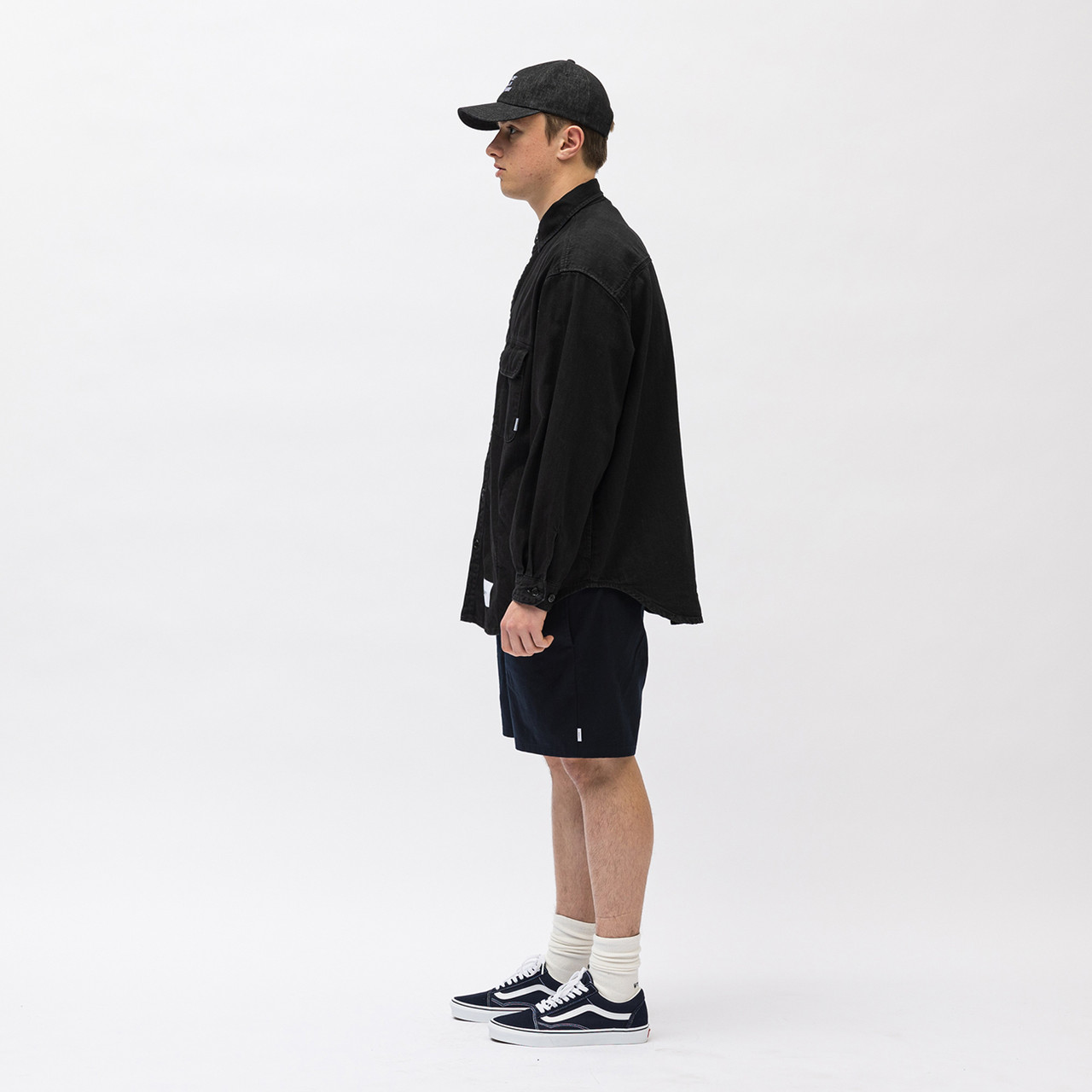 破格値下げ WTAPS WCPO / LS / COTTON. DENIM Black L - トップス