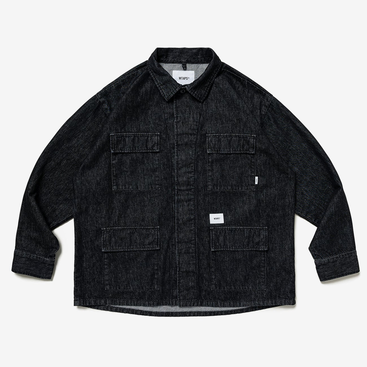 WTAPS Shirt JMOD / LS / COTTON. DENIM. PASTHG