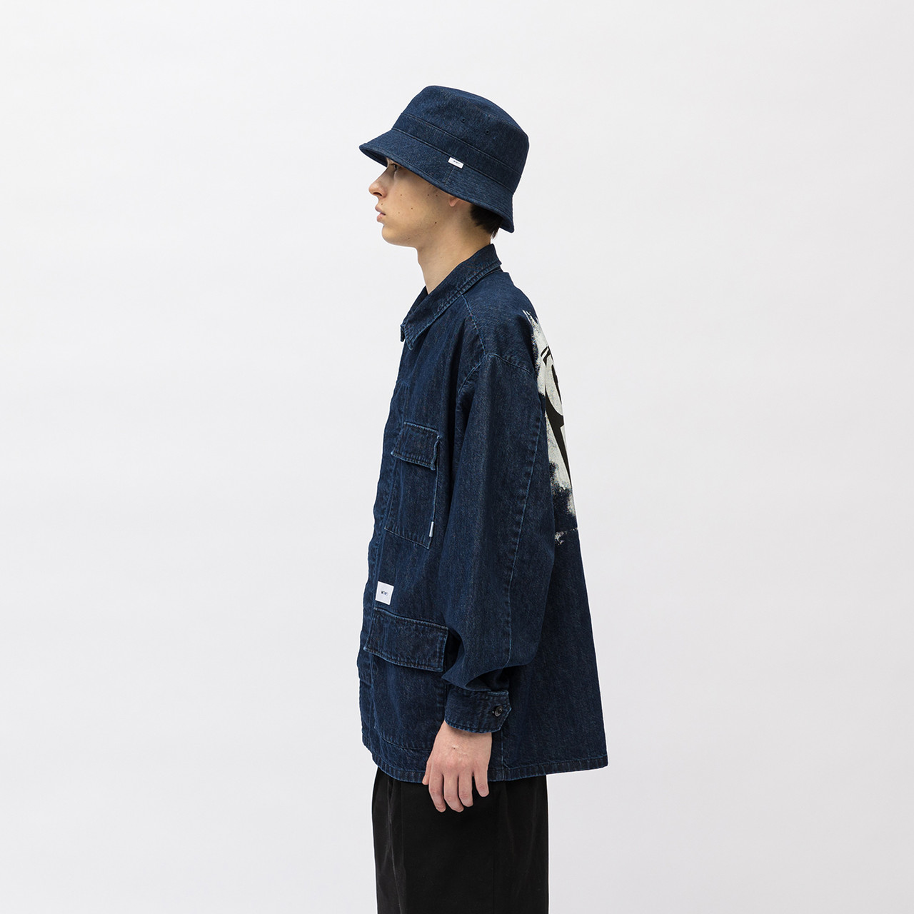 WTAPS CBW LS COTTON DENIM INDIGO M www.krzysztofbialy.com