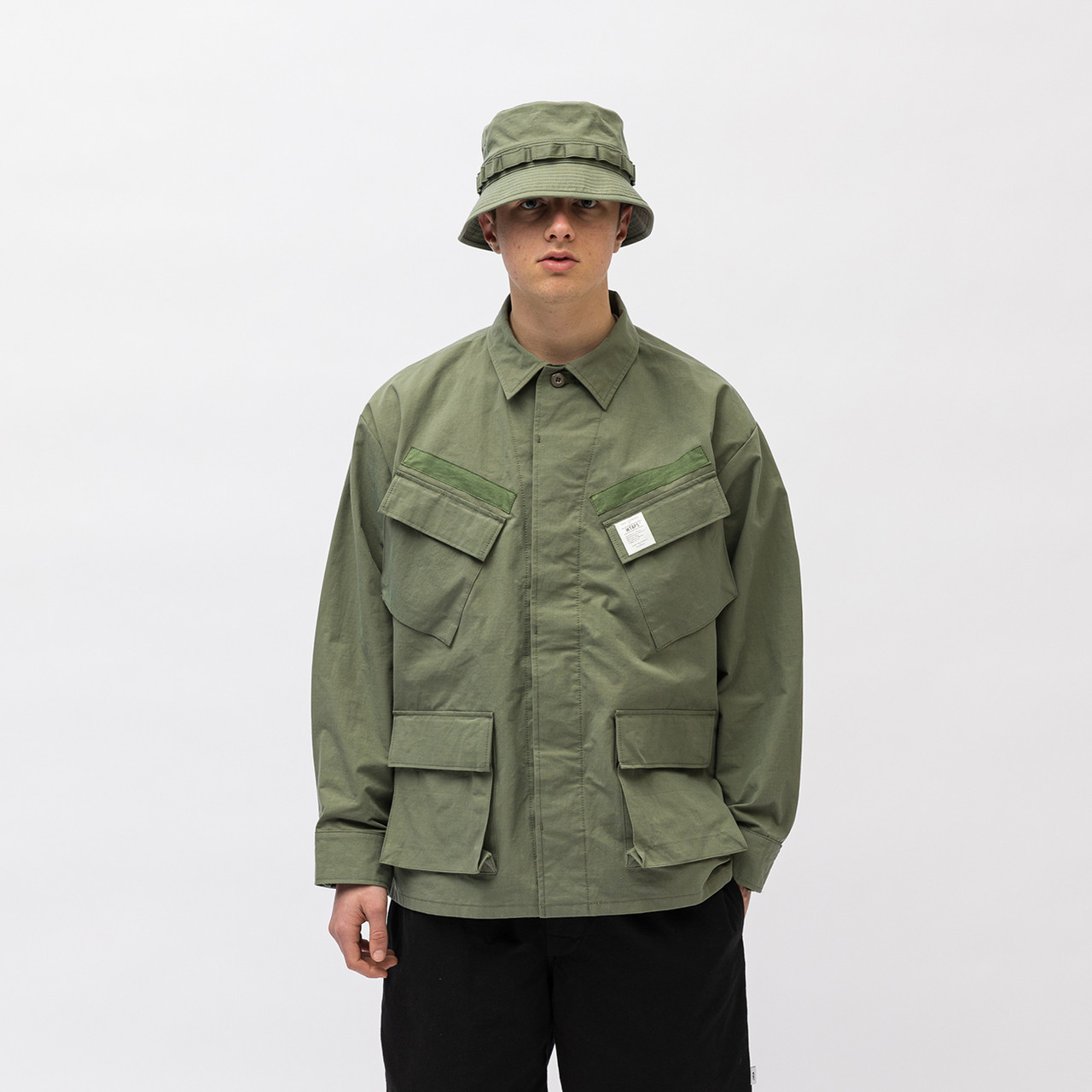 新品 23SS WTAPS JUNGLE 02 LS NYCO. RIPSTOP