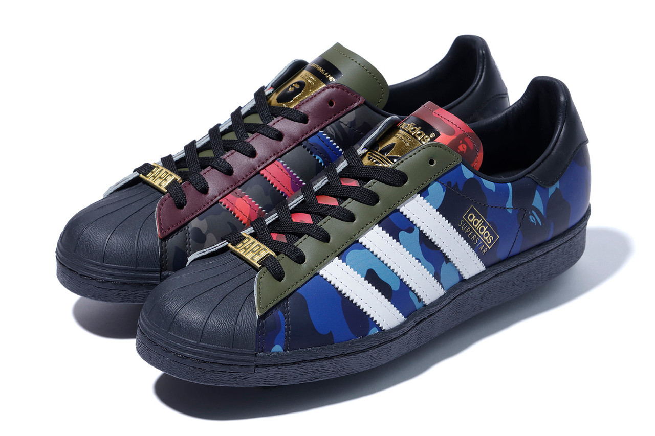 [BAPE X ADIDAS] SUPERSTAR 80S BAPE COLOR CAMO 1H23-191-910