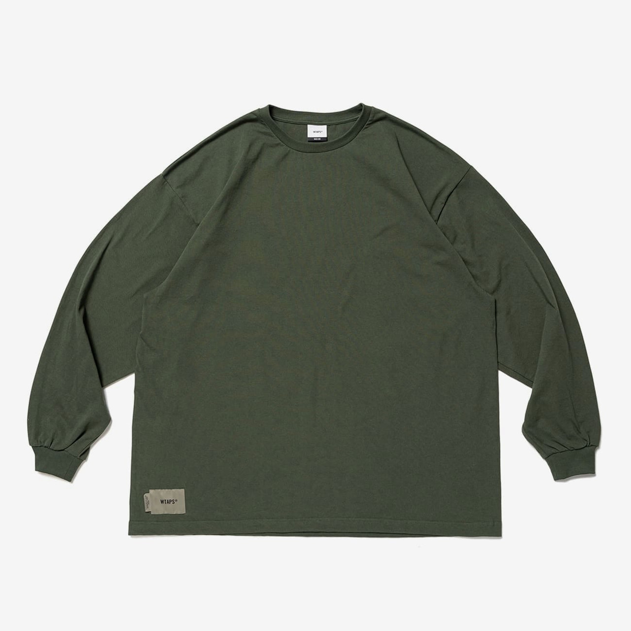 WTAPS ロングTシャツ Lサイズ オリーブ ダブルタップス ロンT-