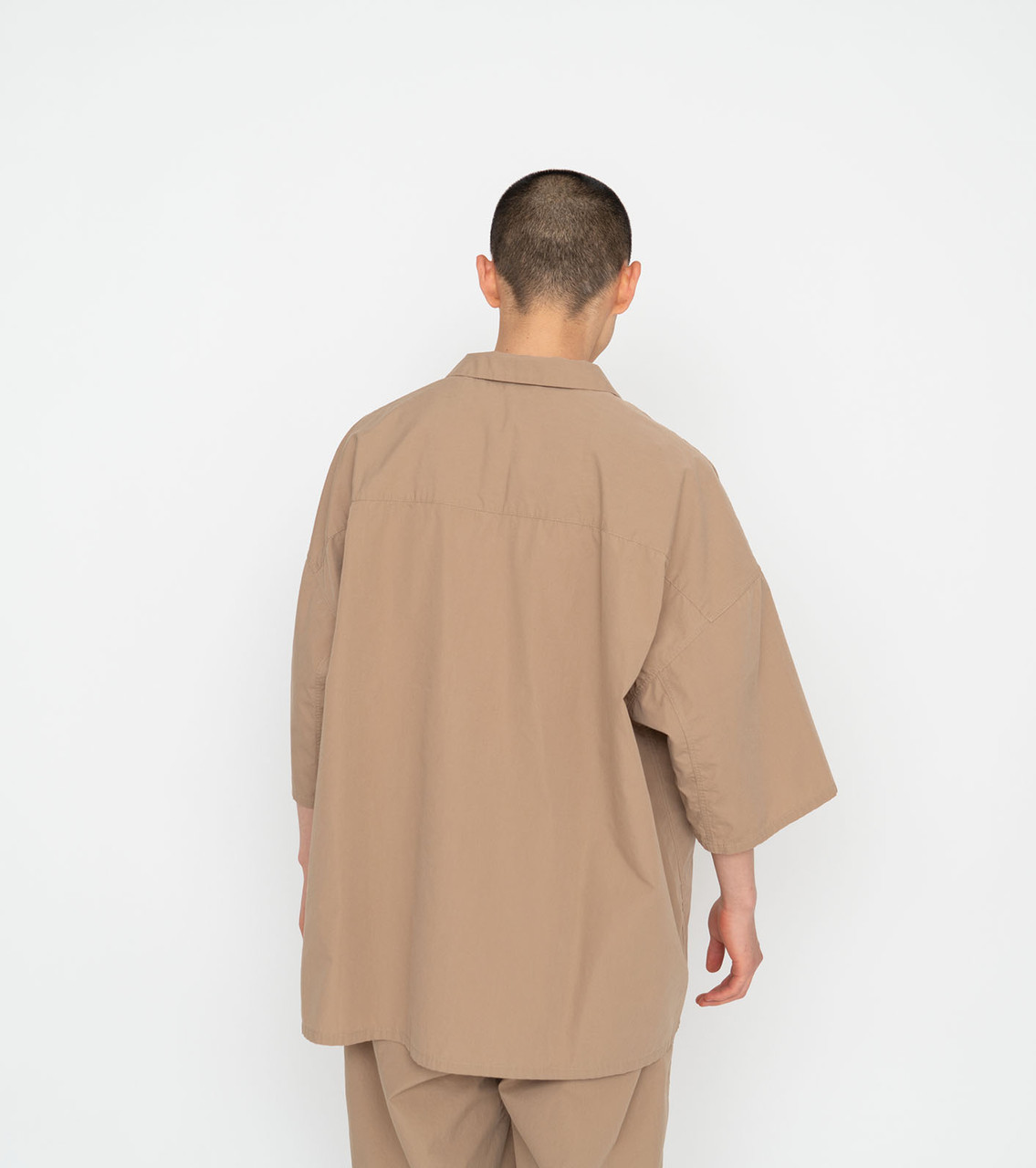 nanamica SHIRT Open Collar Wind H/S Shirt Online Shop to Worldwide