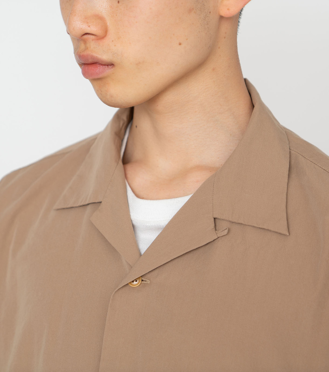 nanamica SHIRT Open Collar Wind H/S Shirt Online Shop to Worldwide