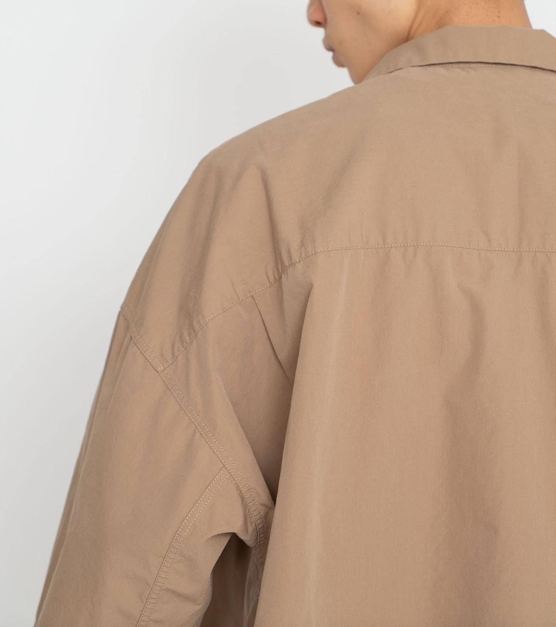 nanamica SHIRT Open Collar Wind H/S Shirt Online Shop to Worldwide