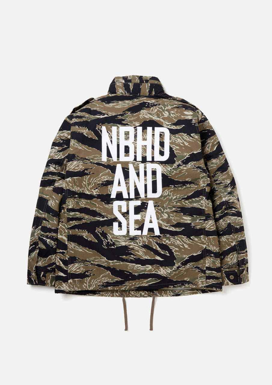 NH X WIND AND SEA . CAMOUFLAGE M-65 JACKET 231frwsn-jkm01s