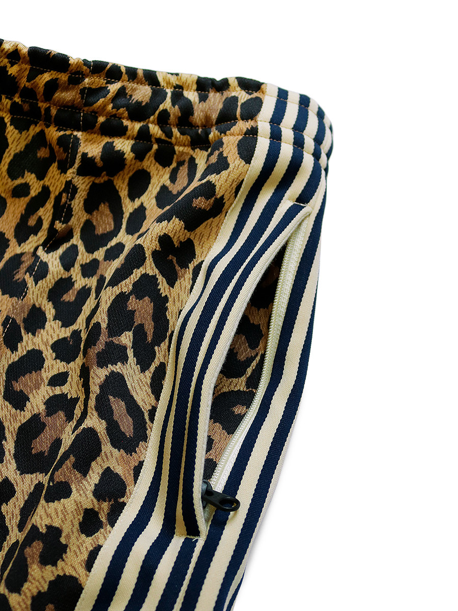 KAPITAL Pants Smooth Jersey Leopard Print Stuntman &Amp; Woman