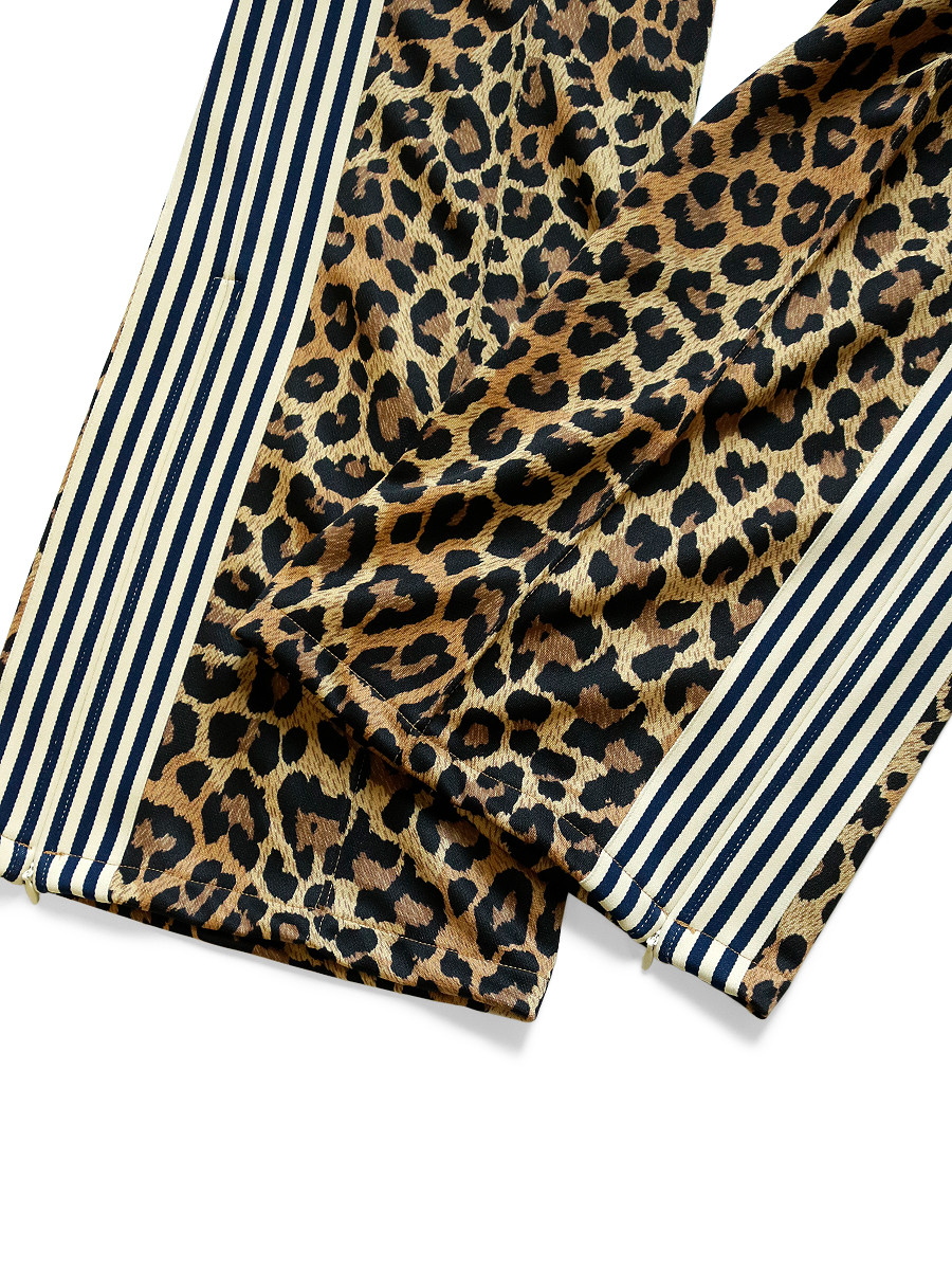 KAPITAL Pants Smooth Jersey Leopard Print Stuntman &Amp; Woman