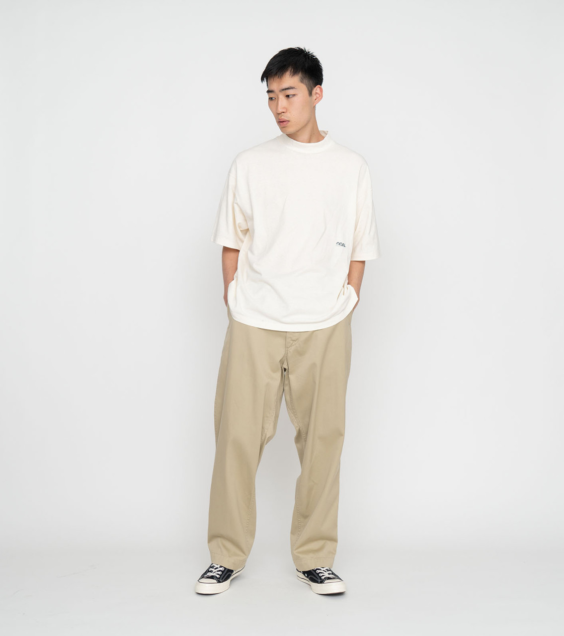 nanamica T-SHIRT OOAL Oversized Mock Neck Tee Online Shop to Worldwide