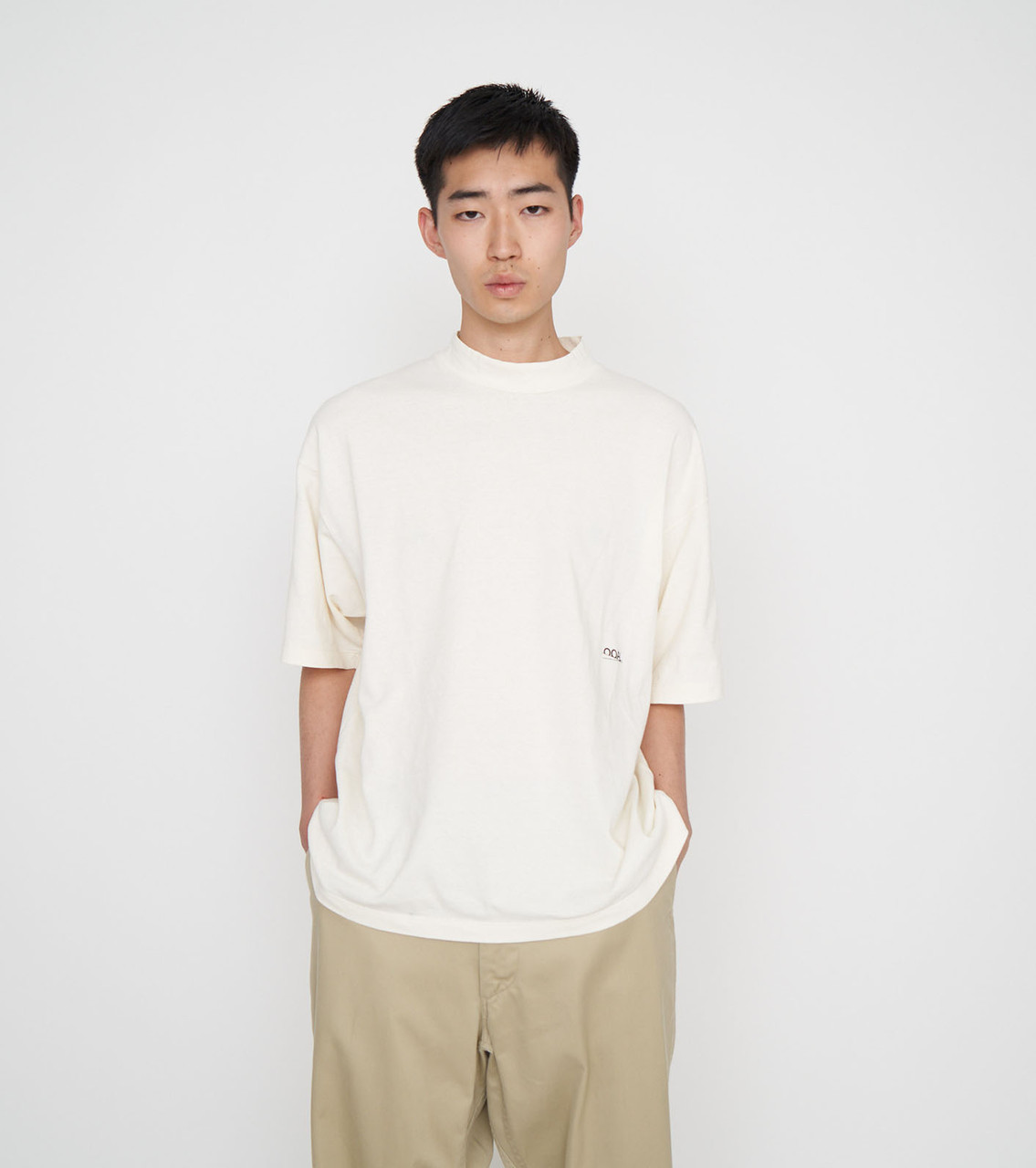 nanamica T-SHIRT OOAL Oversized Mock Neck Tee Online Shop to Worldwide