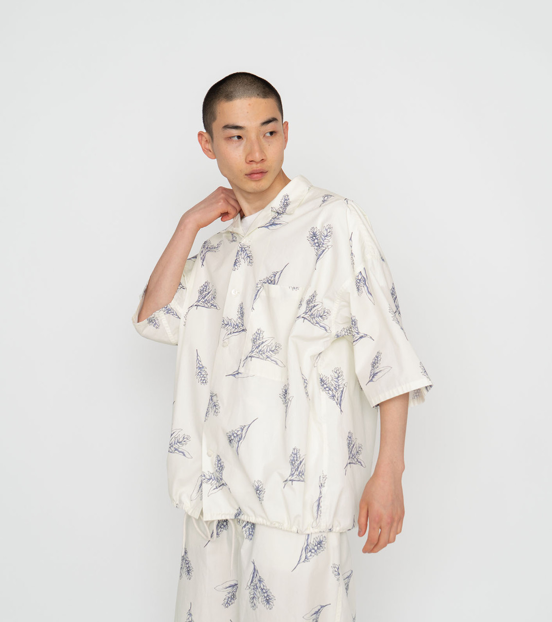 nanamica SHIRT Open Collar Wind H/S Shirt Online Shop to Worldwide