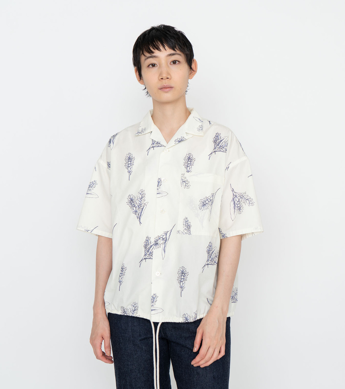 nanamica SHIRT Open Collar Wind H/S Shirt Online Shop to Worldwide