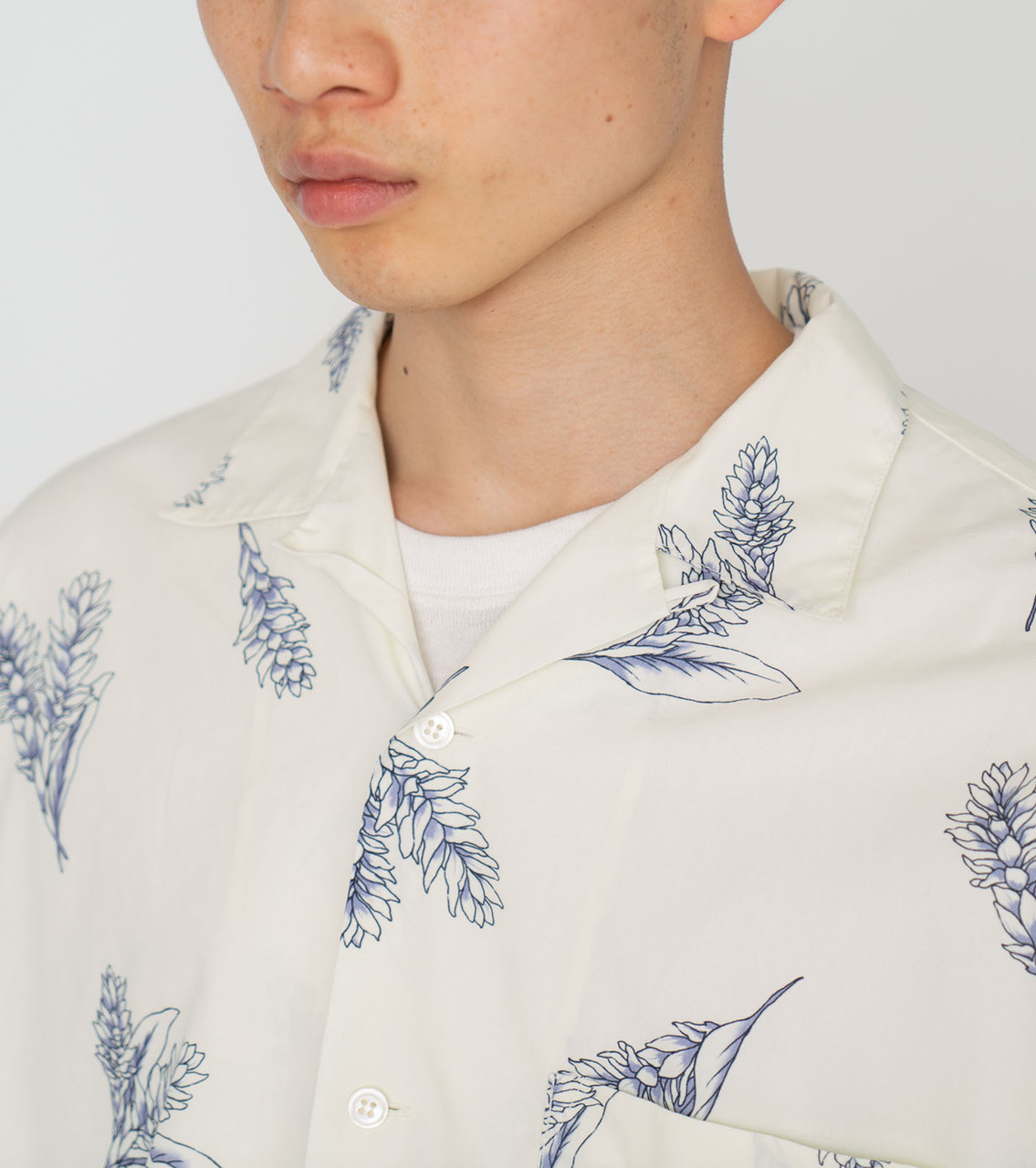 nanamica SHIRT Open Collar Wind H/S Shirt Online Shop to Worldwide