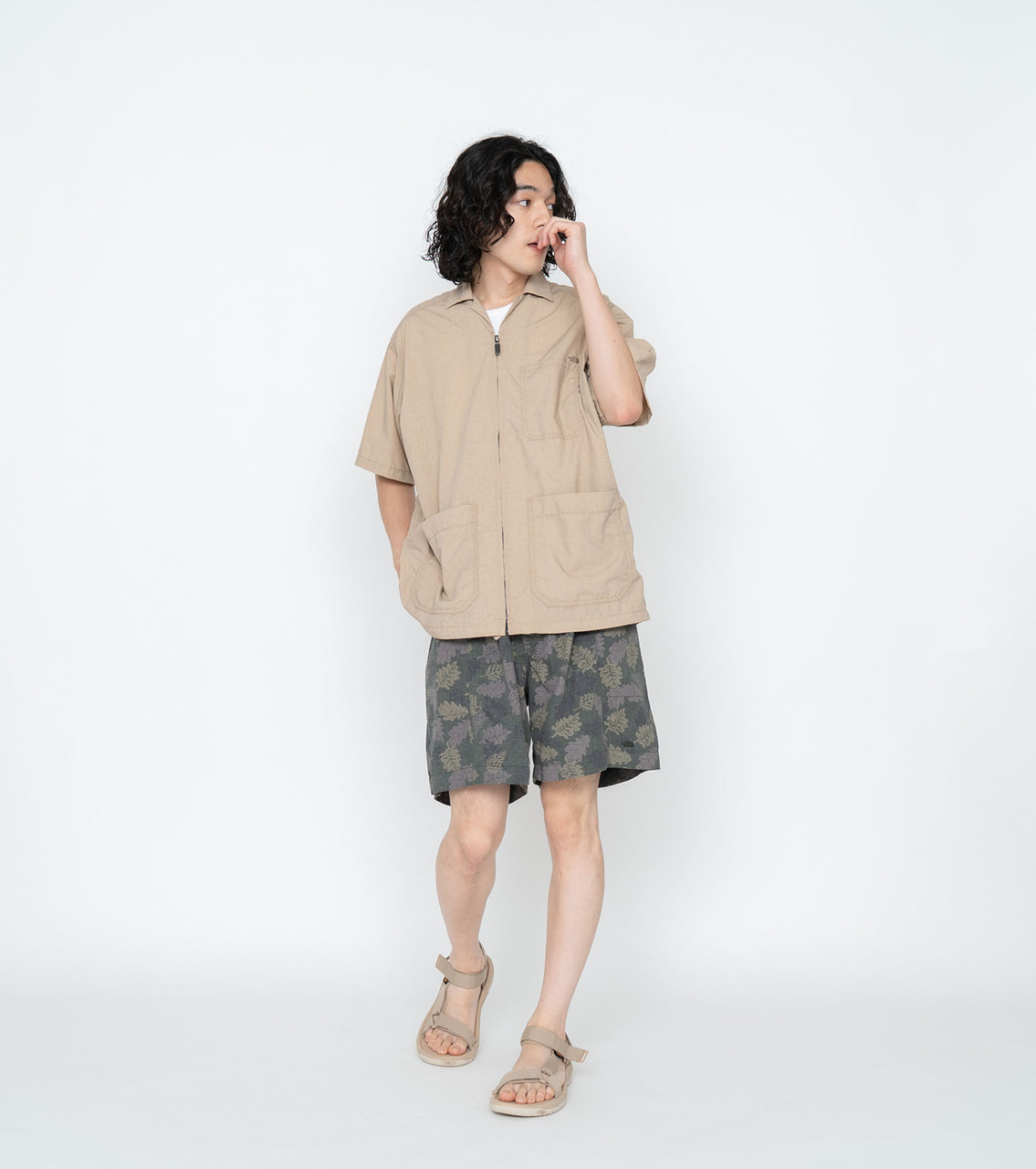 ノースフェイス　パープルレーベル　NT4305N THE NORTH FACE PURPLE LABEL PANTS Polyester Linen Field Shorts