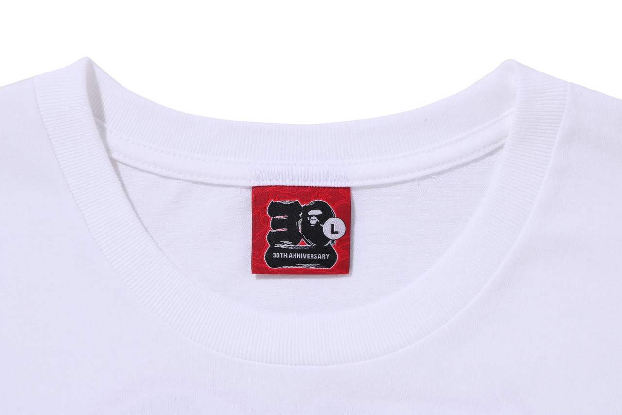 BAPE Store Maebashi XXV Ape Head Tee White