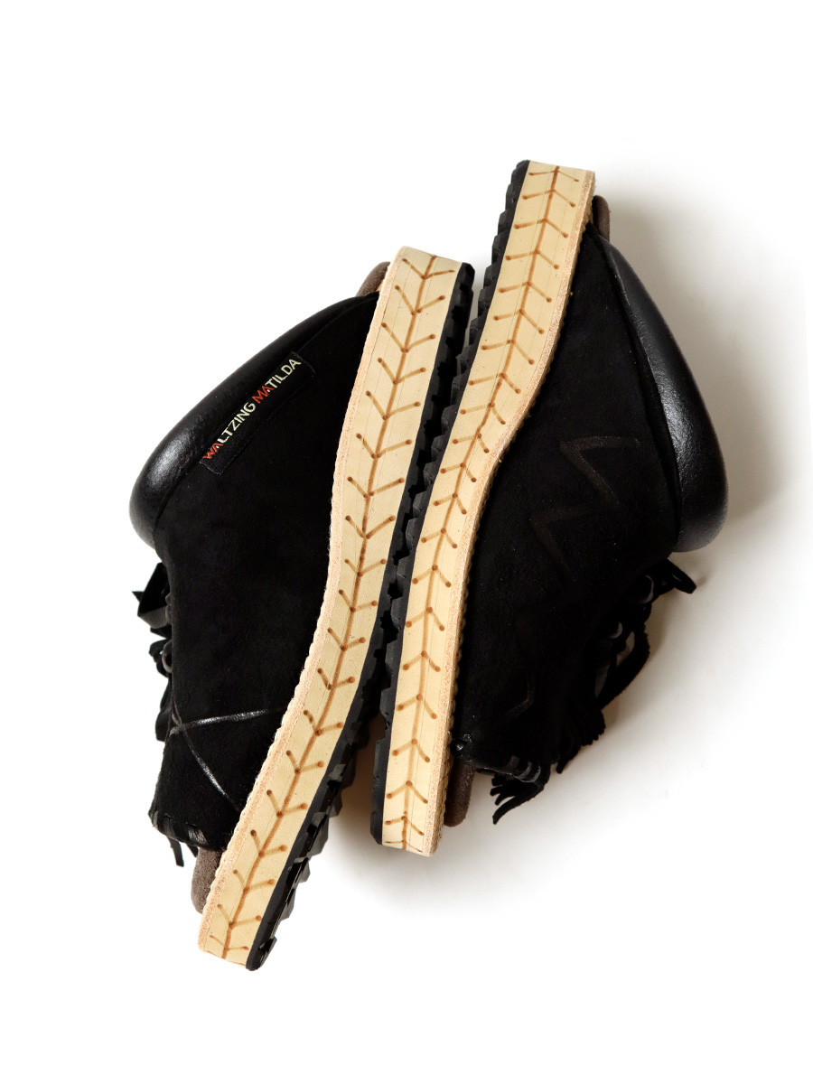 KAPITAL Shoes Deer Leather Pueblo Rain Sabot Sandals