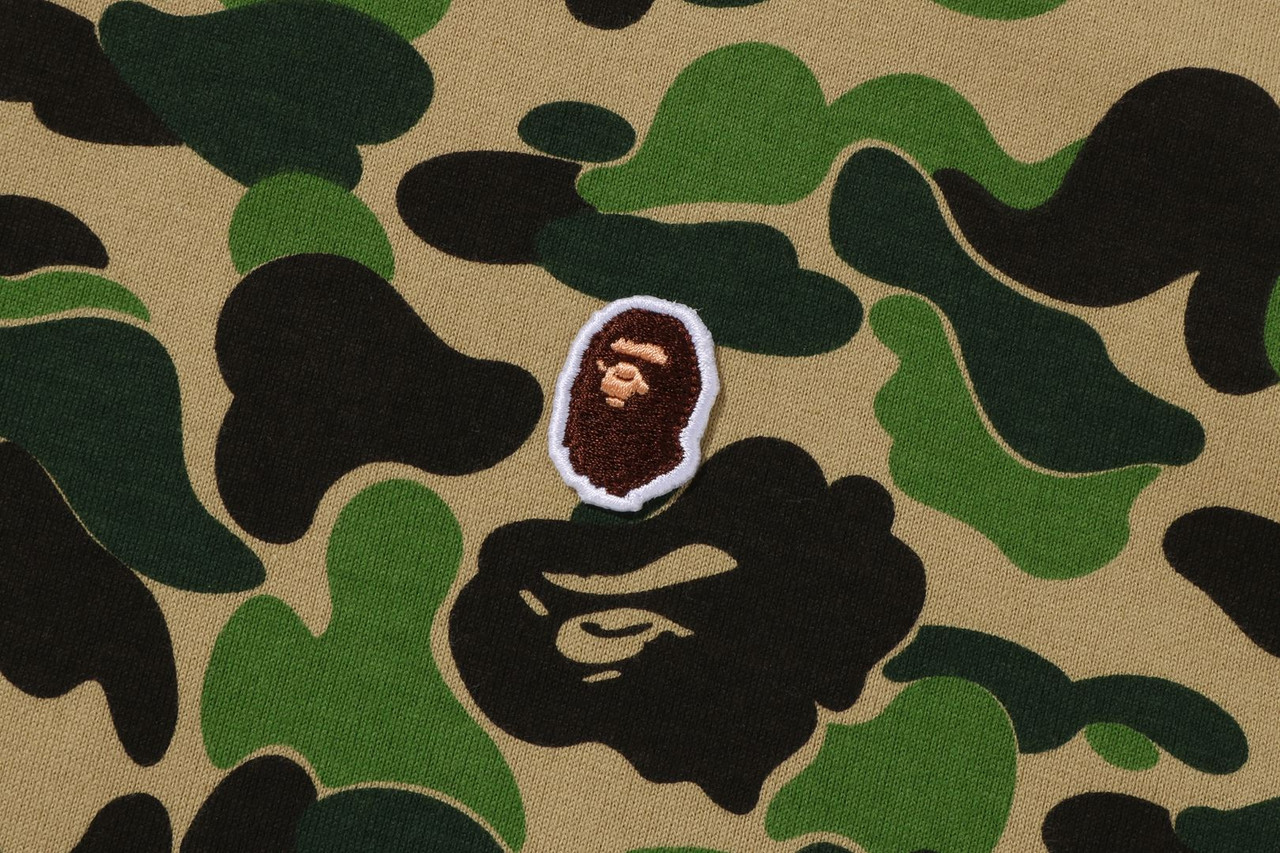 BAPE CUT AND SEWN ABC CAMO APE HEAD ONE POINT TEE