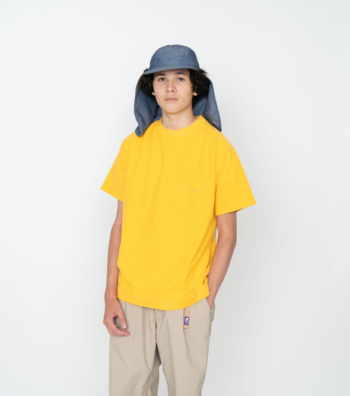 THE NORTH FACE PURPLE LABEL T-SHIRT High Bulky H/S Pocket Tee