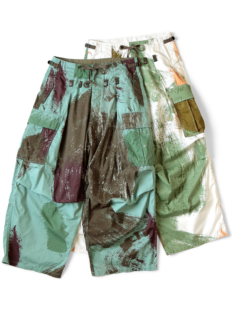 KAPITAL Pants Combed Burberry Brush Camo pt Jumbo Cargo Pants