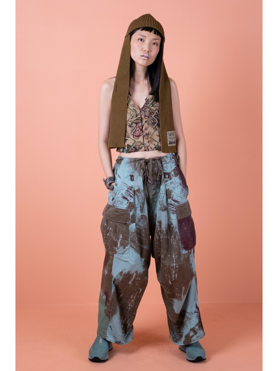 KAPITAL Pants Combed Burberry Brush Camo pt Jumbo Cargo Pants