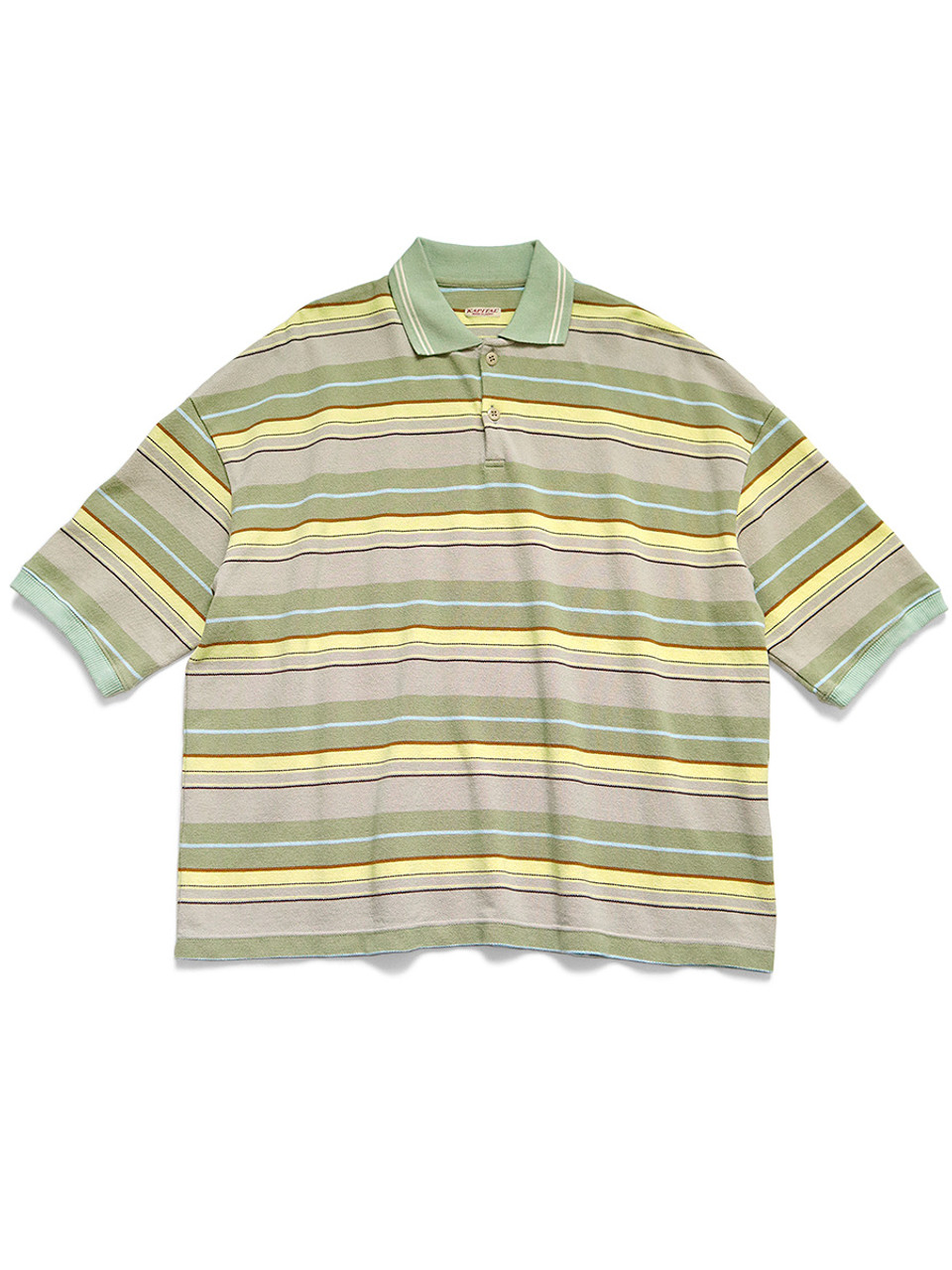 KAPITAL T-Shirt Multi-border Kanoko BOX Polo