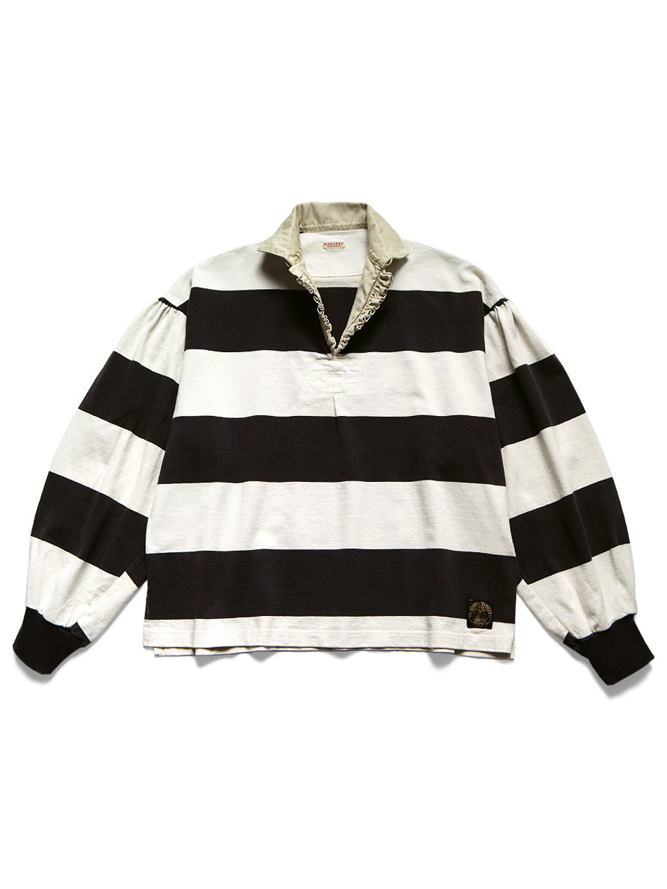 さらに100円引き◆JEEP◆Loose Rugby Sweat T-shirt KAPITAL Sweat Shirt JAIL Border Tenjiku Frill Lager Blouse