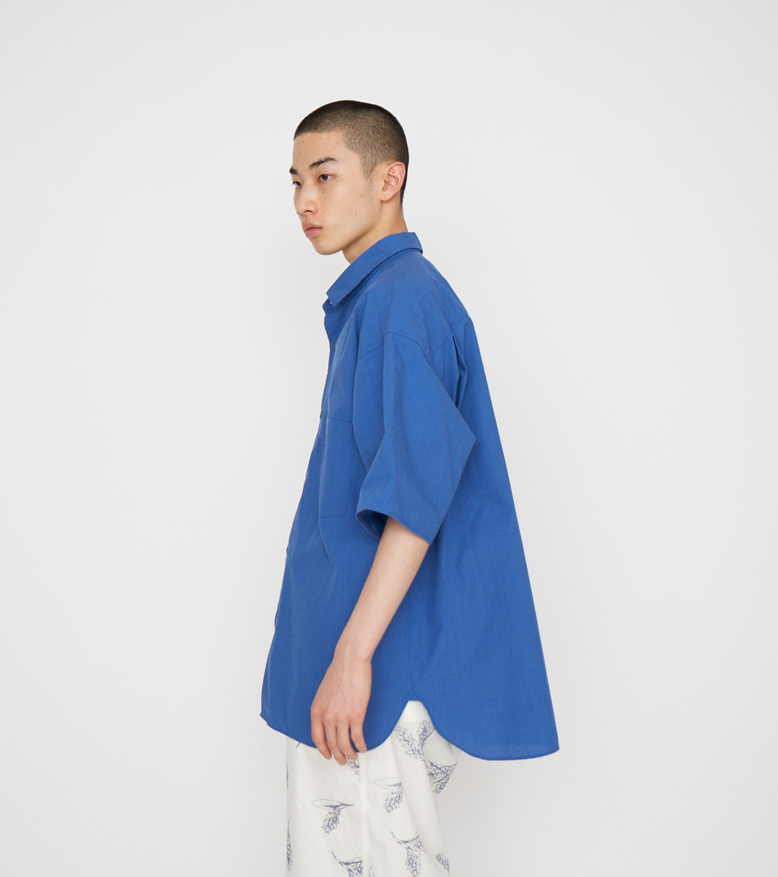 nanamica SHIRT OOAL H/S Wind Shirt Online Shop to Worldwide