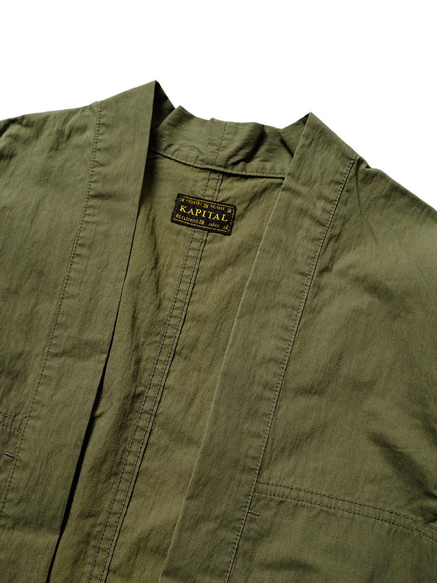 KAPITAL Shirt (Long Sleeve) Ripstop Aviator KAKASHI Shirt