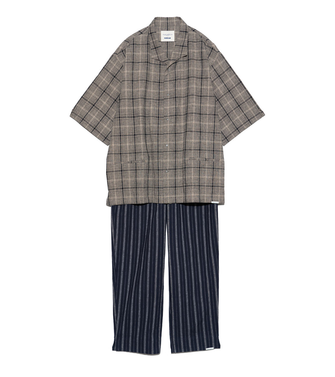 nanamica WEEK H/S SHIRT AND LONG PANTS-