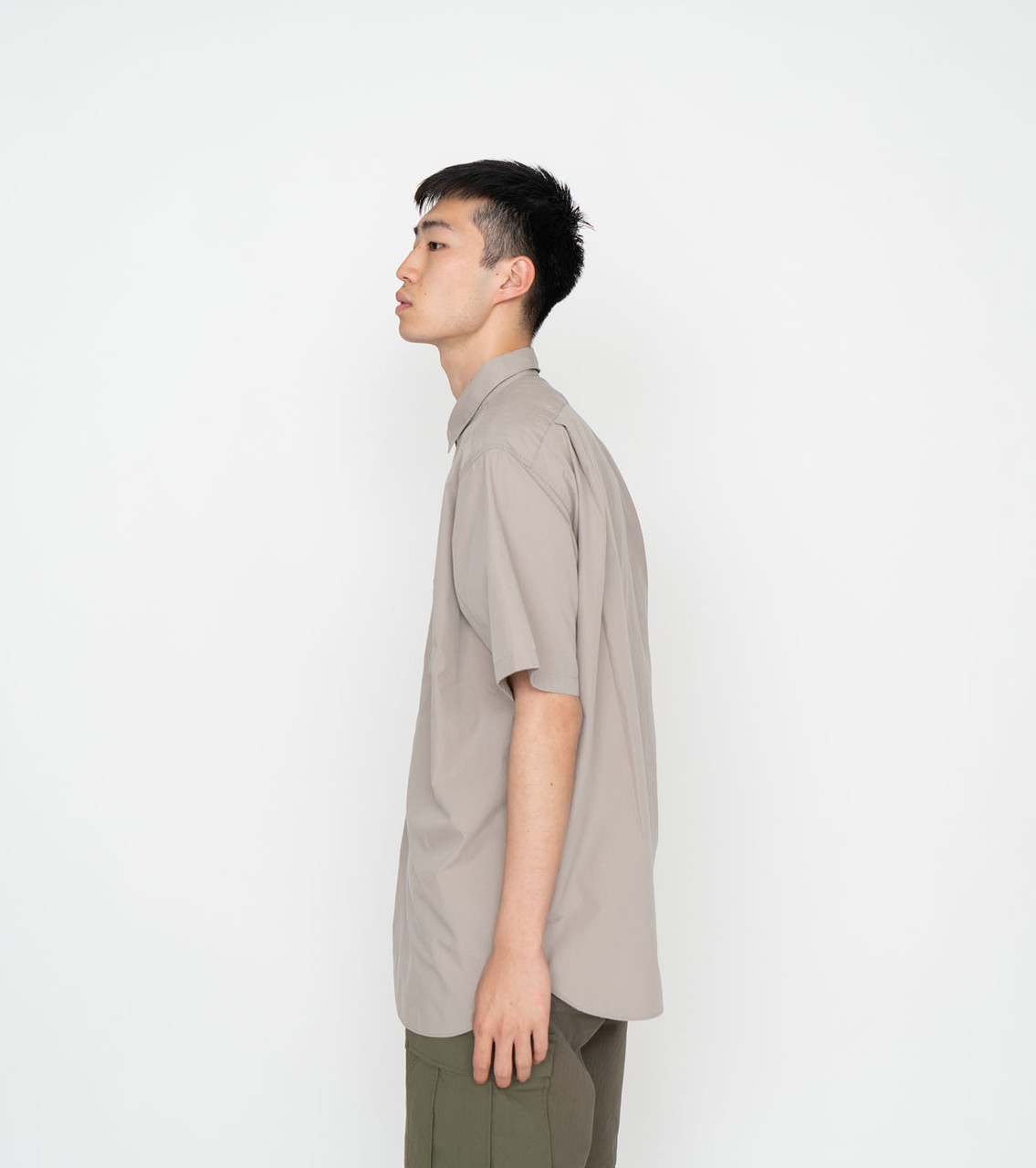 高性能Regular Collar Wind H/S Shirt トップス