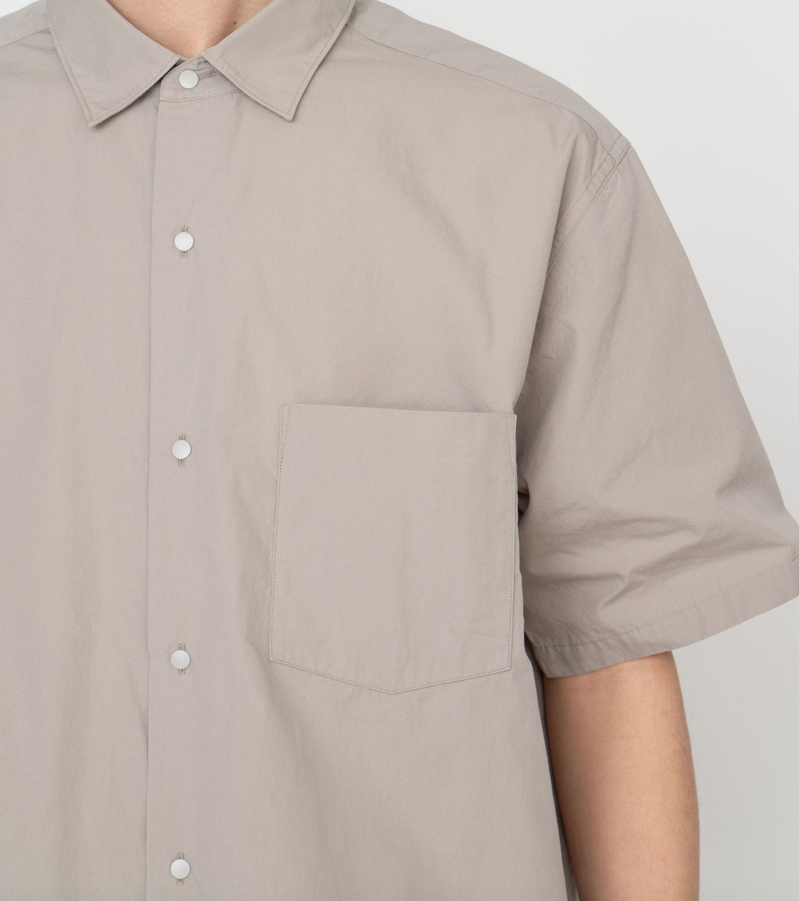 nanamica SHIRT Regular Collar Wind H/S Shirt Online Shop to Worldwide