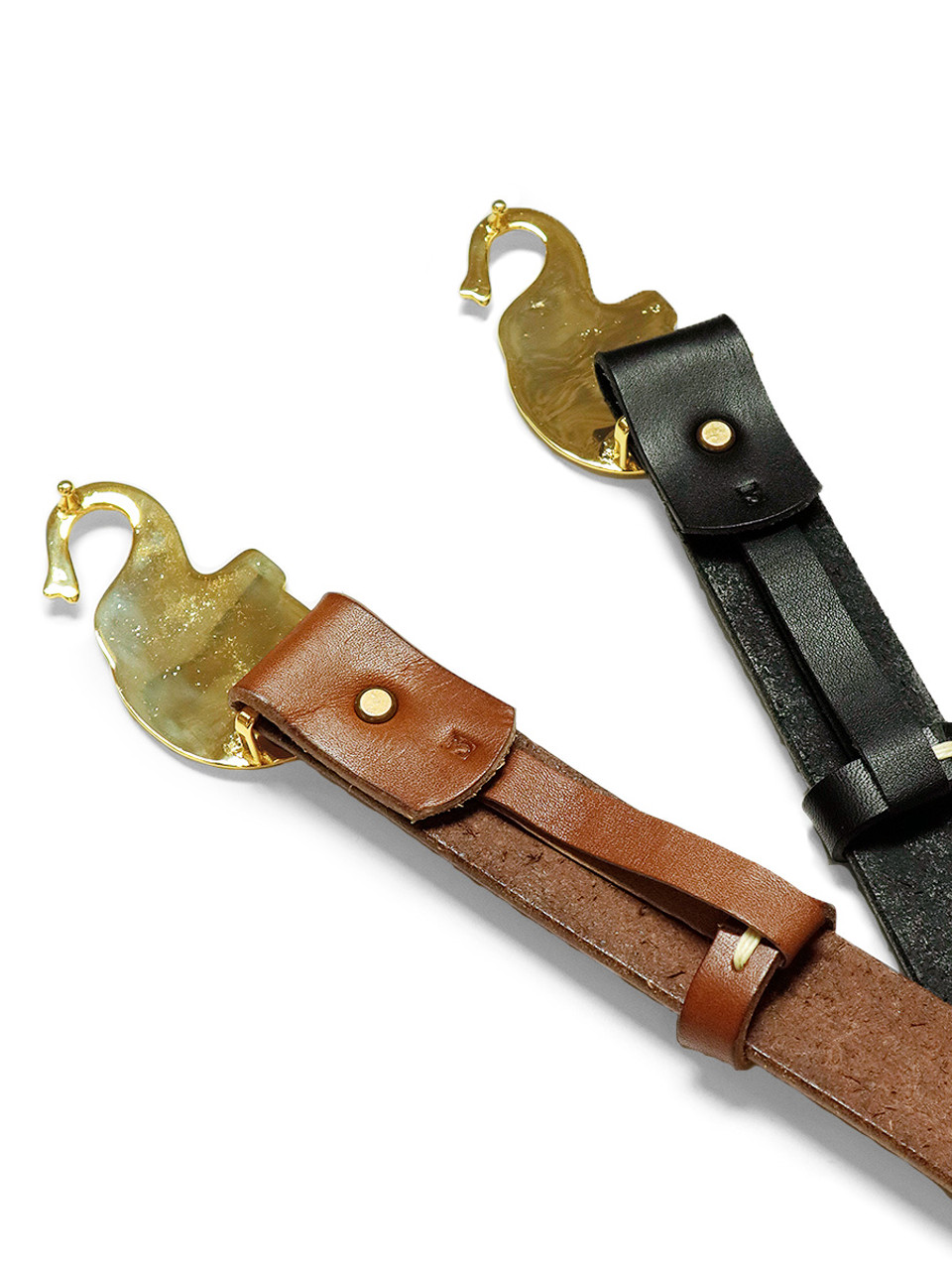 ★関税/送料込★MISCHIEF★RHOMBUS BUCKLE BELT Equipage belt buckle & Reversible leather strap 38 mm
