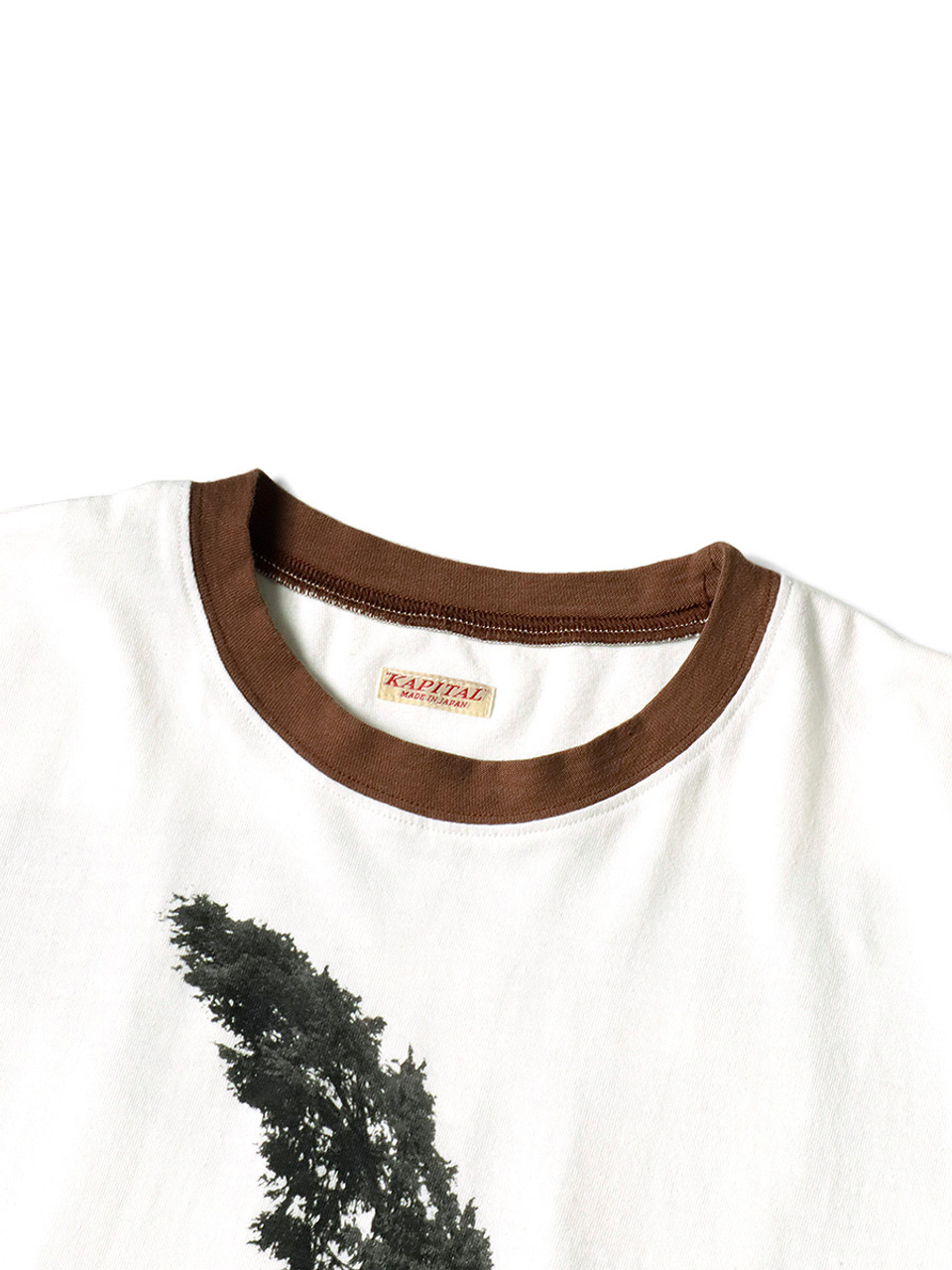 トップス Kapital 20 Tenjiku Ringer T-Shirt Kapital 20 Tenjiku Ringer Tee (College CATPITALpt) – HARUYAMA