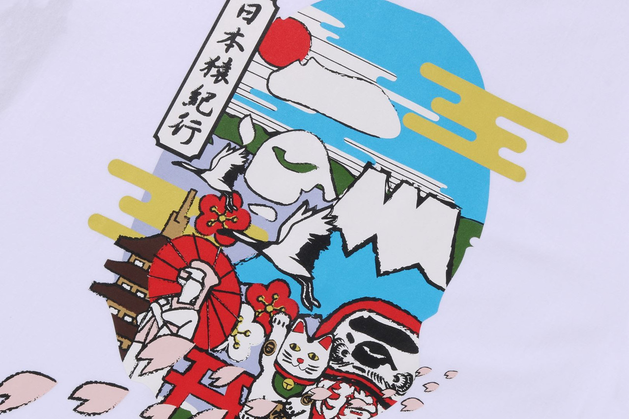 JAPAN CULTURE APE HEAD TEE-