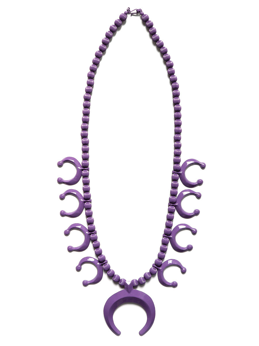 [KAPITAL] ナジャネックレス KAPITAL Jewelry Alloy Lacquer Moon Naja
